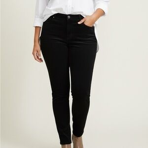 VETTA The Five Pocket Corduroy Pants Black Size 18 NWT